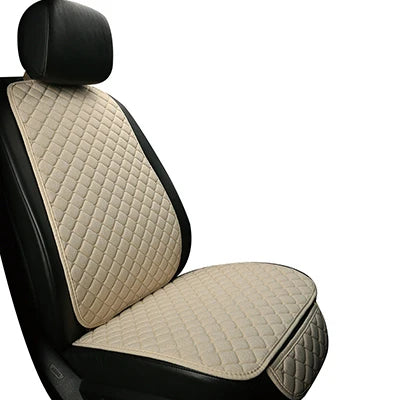Housse de protection universelle pour siège de voiture, en lin, avant, arrière, été, tapis de coussin, berline, Suv, pick-up, accessoires d'intérieur de voiture