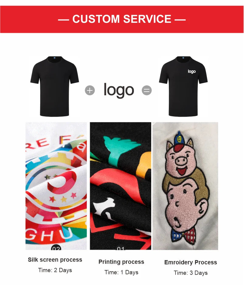 T-shirt imprimé personnalisé avec logo de marque, personnalisé, personnalisé, personnalisé, votre propre design, mode