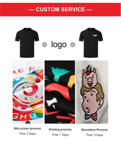 T-shirt imprimé personnalisé avec logo de marque, personnalisé, personnalisé, personnalisé, votre propre design, mode