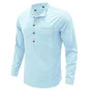 Wholesale Long Sleeve Shirt Linen Men Shirt Casual Long Sleeve 2025 Plus Size Men's Shirts for Guys