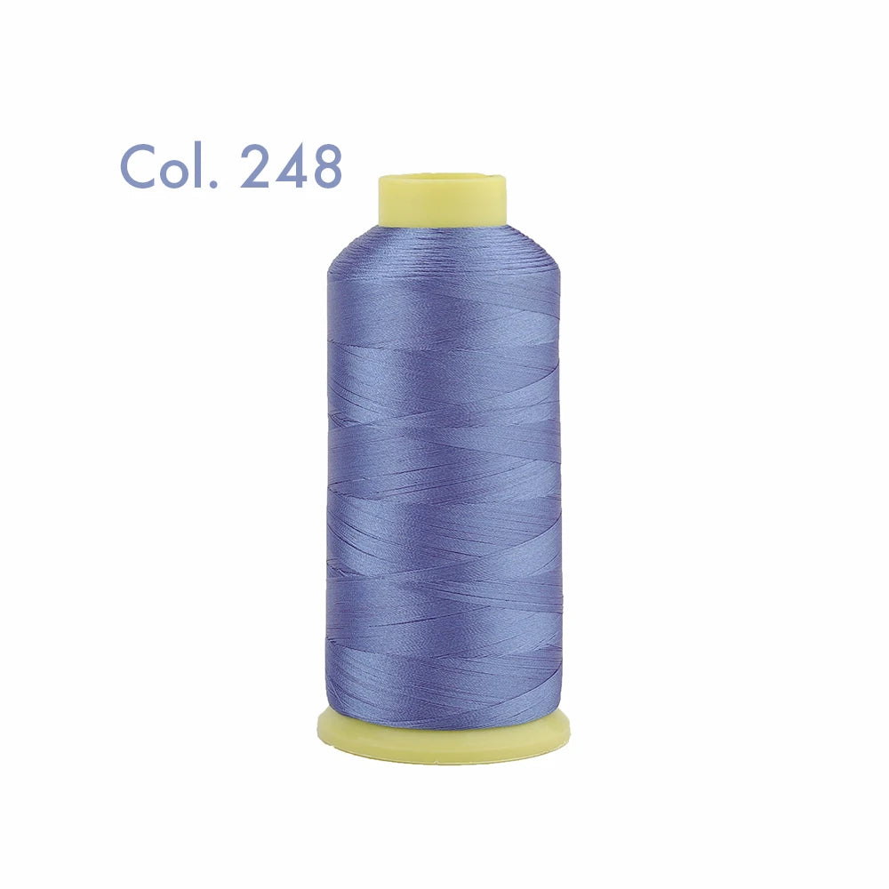 Fil à broder en Polyester 5000m 40WT, pour Machine à broder Brother Singer Janome Babylock, couture à domicile 120D/2 variétés de couleurs