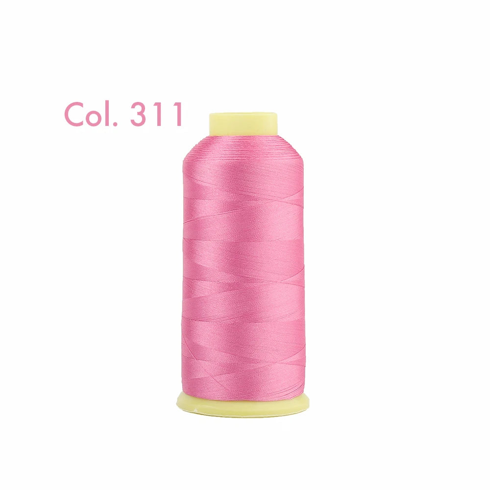 Fil à broder en Polyester 5000m 40WT, pour Machine à broder Brother Singer Janome Babylock, couture à domicile 120D/2 variétés de couleurs