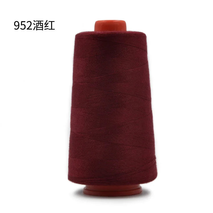 Fil à coudre 402 haute vitesse, 3000 yards, type de fil à coudre en polyester, ligne manuelle, fil à broder