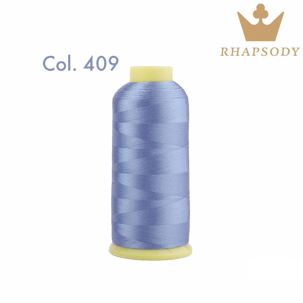 Fil à Broder en Polyester 40WT 120D/2 de 5000m, pour Machine Brother/Singer, Couture Domestique, Couleurs Variées de Bonne Qualité
