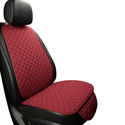 Housse de protection universelle pour siège de voiture, en lin, avant, arrière, été, tapis de coussin, berline, Suv, pick-up, accessoires d'intérieur de voiture