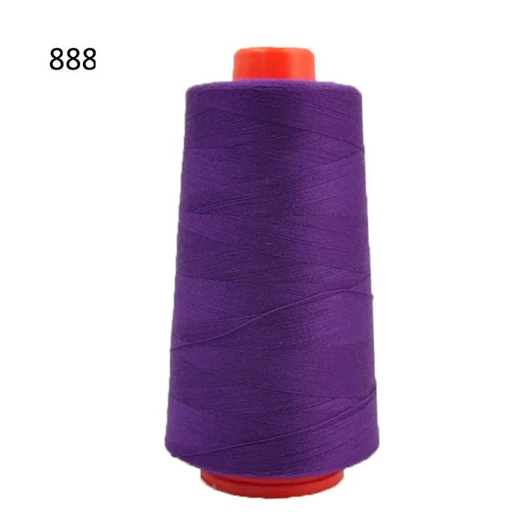 Fil à coudre 402 haute vitesse, 3000 yards, type de fil à coudre en polyester, ligne manuelle, fil à broder