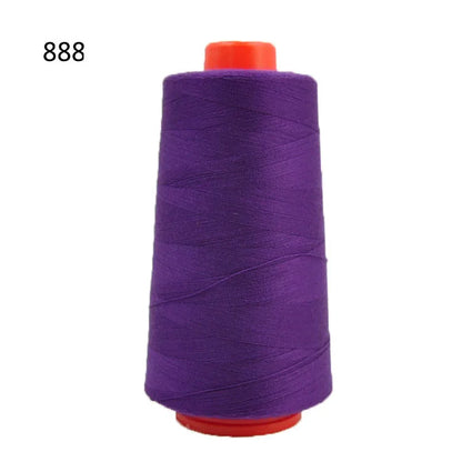 Fil à coudre 402 haute vitesse, 3000 yards, type de fil à coudre en polyester, ligne manuelle, fil à broder