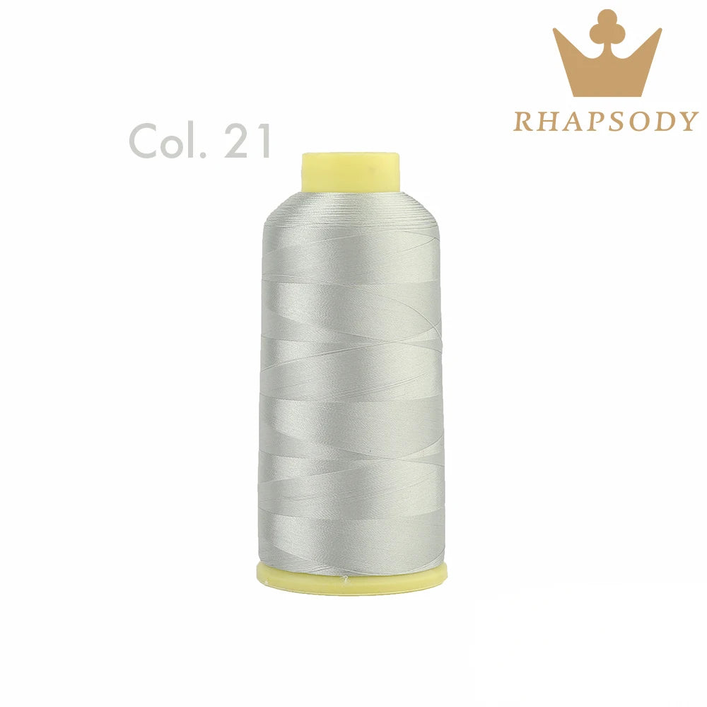 Fil à Broder en Polyester 40WT 120D/2 de 5000m, pour Machine Brother/Singer, Couture Domestique, Couleurs Variées de Bonne Qualité