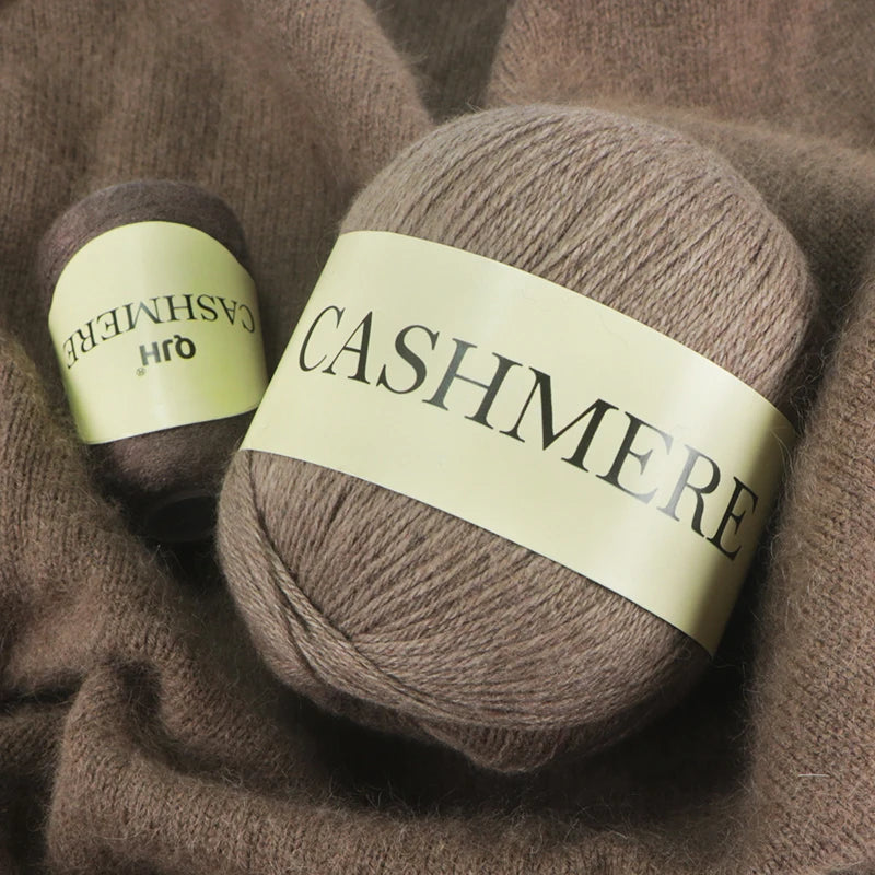 QJH 50 + 20g fil de cachemire tricoté à la main laine peignée de haute qualité pour Cardigan chapeau pull fil de cachemire mongol