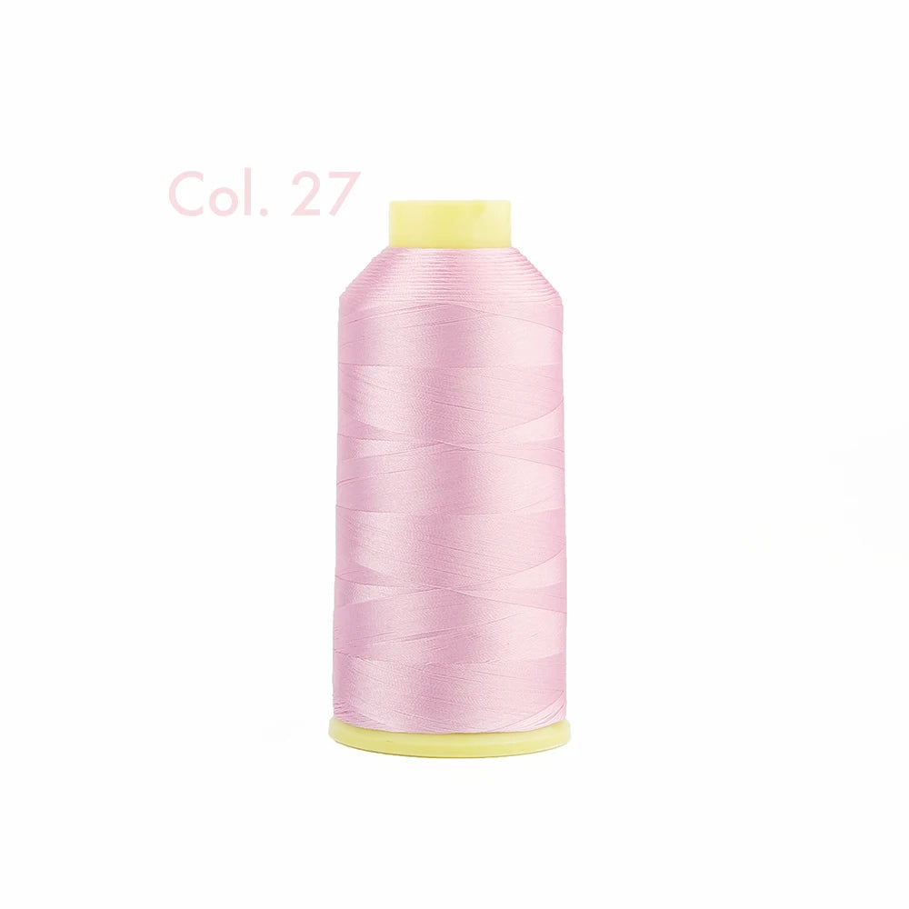 Fil à broder en Polyester 5000m 40WT, pour Machine à broder Brother Singer Janome Babylock, couture à domicile 120D/2 variétés de couleurs