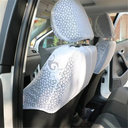 Housse de siège en maille demi- Lei pour AudiRS A1A3 A4 A5 A6 A7A8 S3 S5 S6 S7 S8, vêtements de siège de voiture en dentelle, soins de voiture quatre saisons, 8 pièces