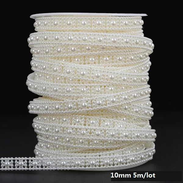 Garniture de fil de perle d'ivoire pour la décoration de fête de mariage de bricolage, ABS 216.239., perle JOLine, résultats de bijoux, accessoires d'artisanat