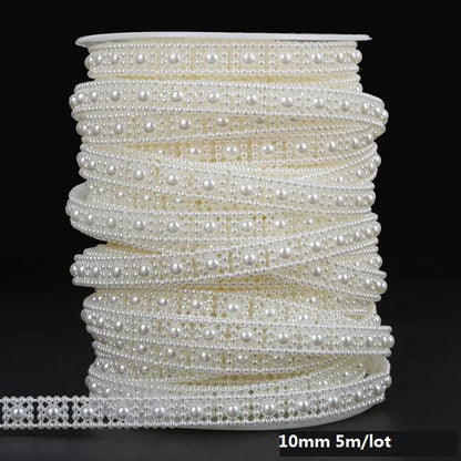 Garniture de fil de perle d'ivoire pour la décoration de fête de mariage de bricolage, ABS 216.239., perle JOLine, résultats de bijoux, accessoires d'artisanat