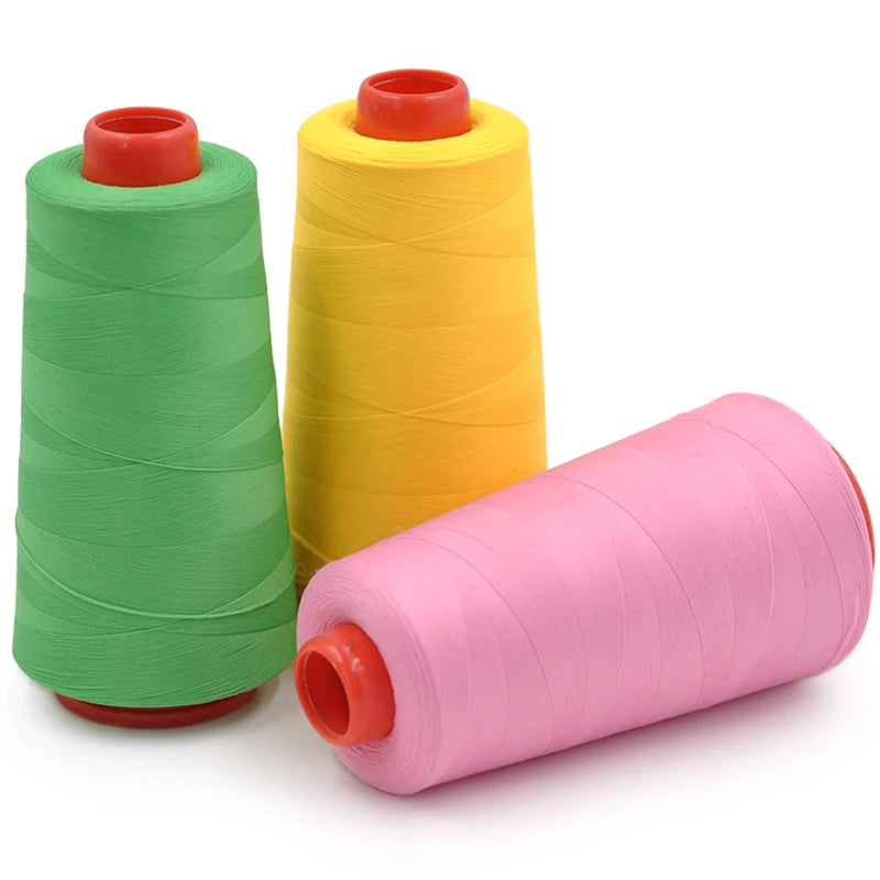 Fil de nylon à haute élasticité en polyester de 3000 mètres - Fil de surjet dense 200D pour rideaux, sous-vêtements et emballage décoratif