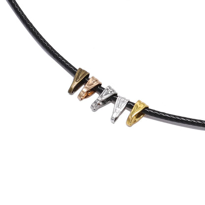 10 pièces/lot Dia 1.5/2mm cordon en cuir collier avec fermoir corde tressée réglable pour la fabrication de bijoux collier à faire soi-même Bracelet fournitures