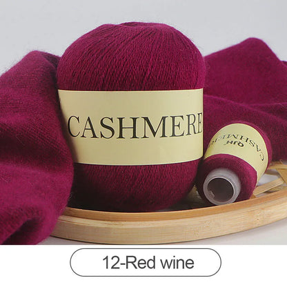 QJH 50 + 20g fil de cachemire tricoté à la main laine peignée de haute qualité pour Cardigan chapeau pull fil de cachemire mongol