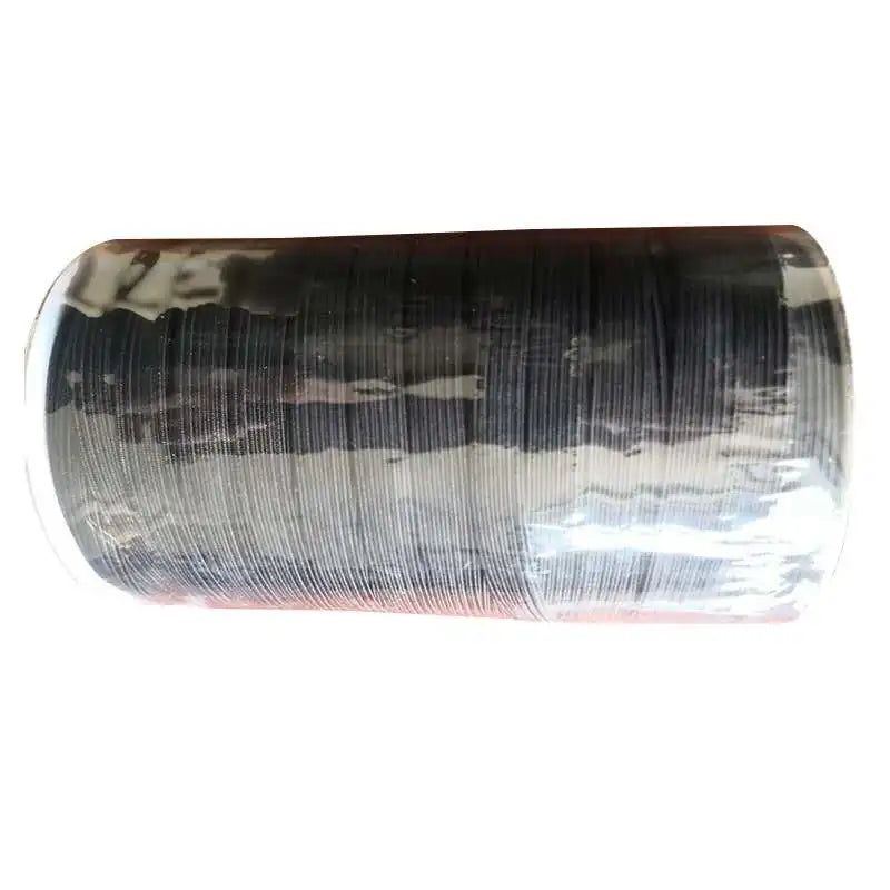 Rouleau de Bande artificiel astique en Nylon Blanc et Noir, Corde de Bain Tressée, Accessoire de Couture de Vêtement, Bricolage de Masque, 3/6/ 8/10/12mm, 1 Pièce