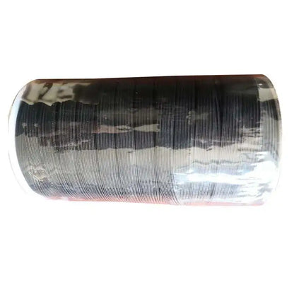 Rouleau de Bande artificiel astique en Nylon Blanc et Noir, Corde de Bain Tressée, Accessoire de Couture de Vêtement, Bricolage de Masque, 3/6/ 8/10/12mm, 1 Pièce