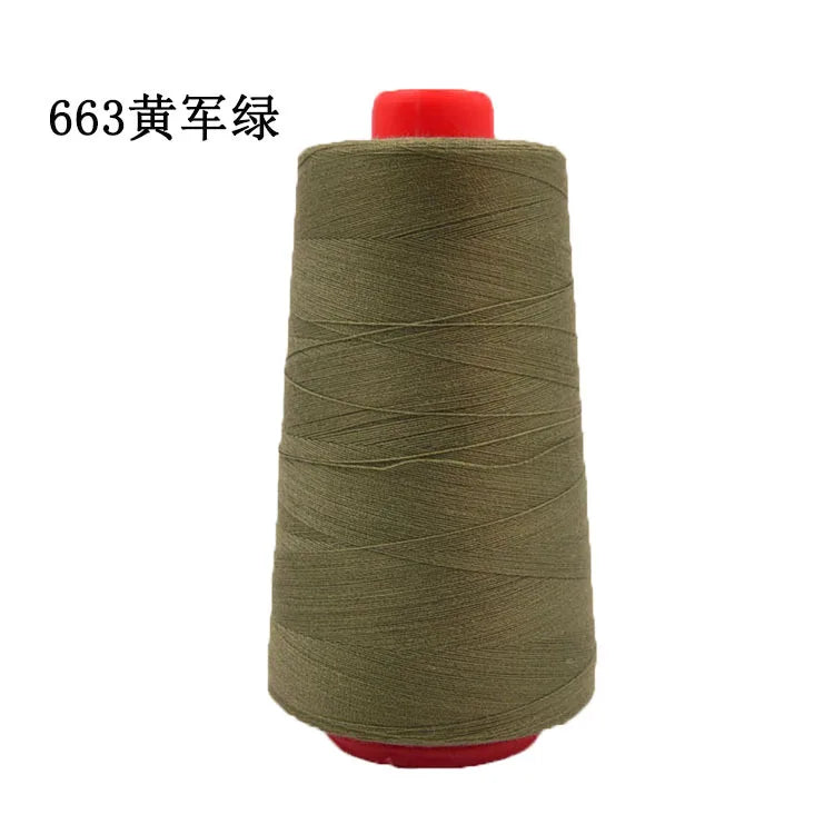Fil à coudre 402 haute vitesse, 3000 yards, type de fil à coudre en polyester, ligne manuelle, fil à broder