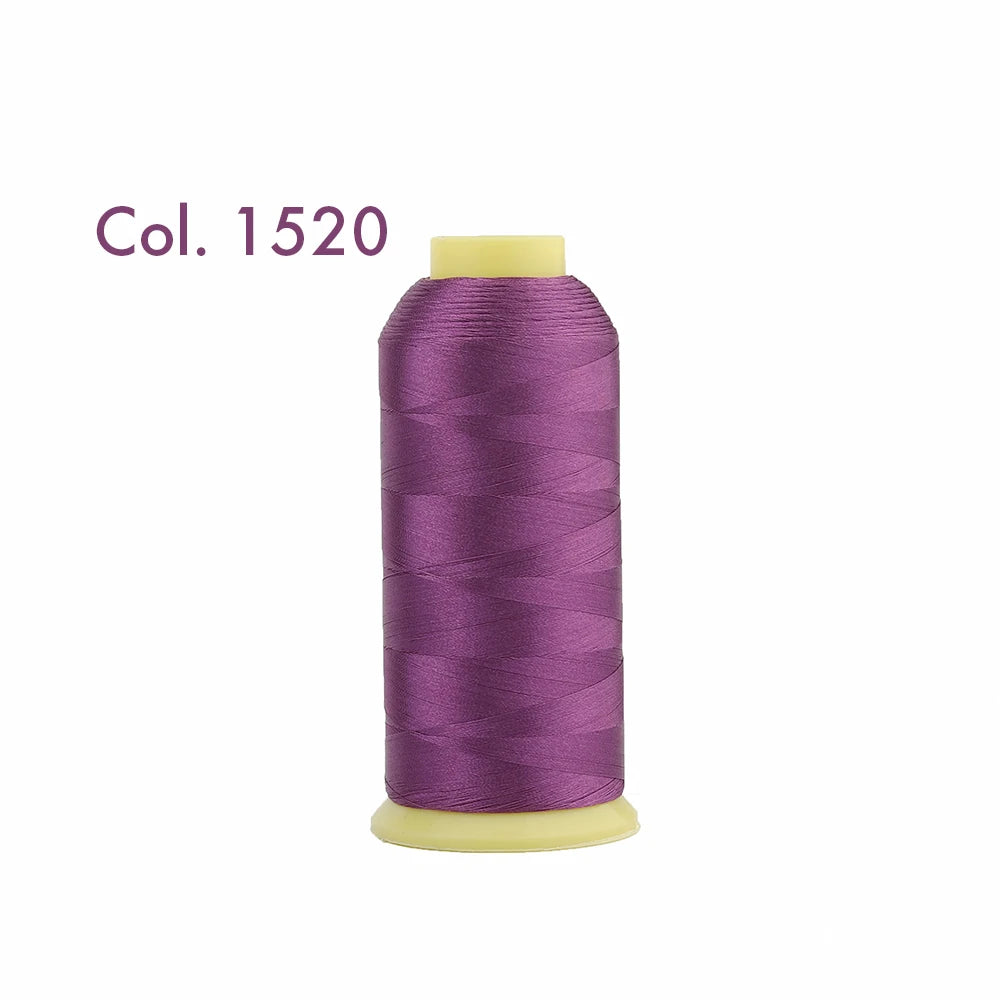 Fil à broder en Polyester 5000m 40WT, pour Machine à broder Brother Singer Janome Babylock, couture à domicile 120D/2 variétés de couleurs