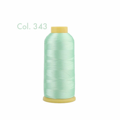Fil à broder en Polyester 5000m 40WT, pour Machine à broder Brother Singer Janome Babylock, couture à domicile 120D/2 variétés de couleurs