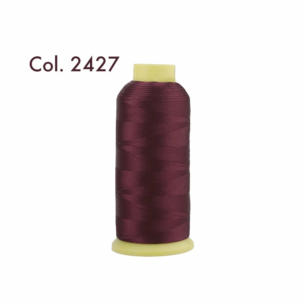 Fil à broder en Polyester 5000m 40WT, pour Machine à broder Brother Singer Janome Babylock, couture à domicile 120D/2 variétés de couleurs