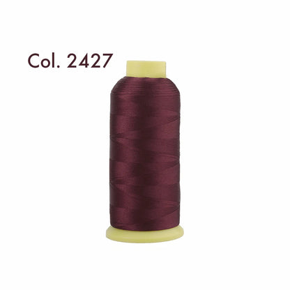 Fil à broder en Polyester 5000m 40WT, pour Machine à broder Brother Singer Janome Babylock, couture à domicile 120D/2 variétés de couleurs