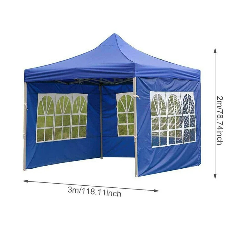 Tente pare-soleil pliable sans cadre, étanche, translucide, Oxford, fête, camping, barbecue, mariage, gazébo extérieur, chapiteau TarLII