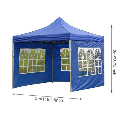Tente pare-soleil pliable sans cadre, étanche, translucide, Oxford, fête, camping, barbecue, mariage, gazébo extérieur, chapiteau TarLII
