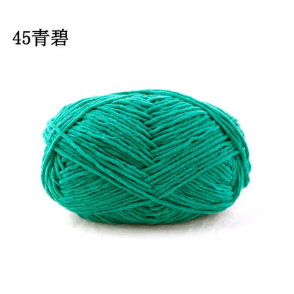 Factory Direct 100% Polyester Chenille Fancy Yarn Hand-Woven Knitting Yarn with Dyed Pattern