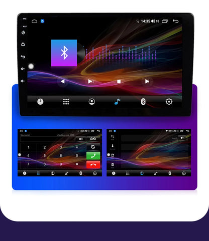 LEHX-Autoradio L6 Pro, Android 14, 2 Din, Stéréo, CarPlay, Limitation de Courant, GPS, pour Voiture KIT 107, Toyota Aygo, Cristaux en C1 (2005-2014)