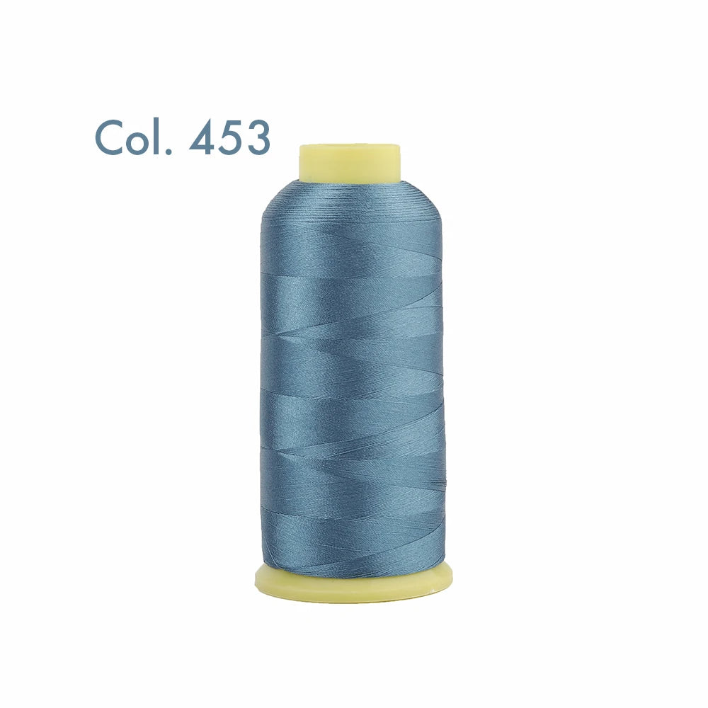 Fil à broder en Polyester 5000m 40WT, pour Machine à broder Brother Singer Janome Babylock, couture à domicile 120D/2 variétés de couleurs