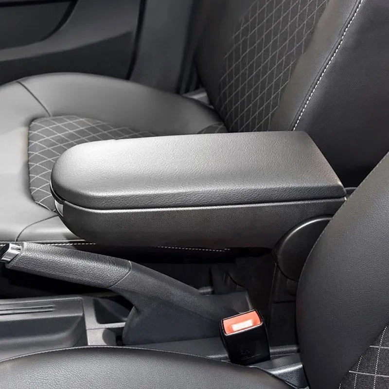 Couvercle d'accoudoir de voiture pour Volkswagen VW Polo berline 2010 2011 2012 2013 2014 2015, couvercle de boîte d'accoudoir de voiture Central, couvercle de Console