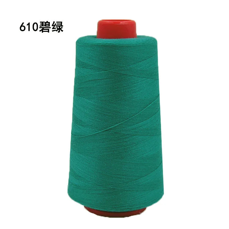 Fil à coudre 402 haute vitesse, 3000 yards, type de fil à coudre en polyester, ligne manuelle, fil à broder