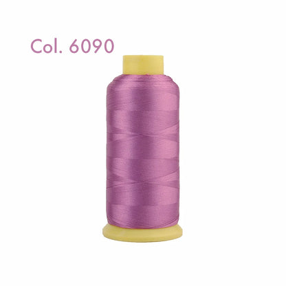 Fil à broder en Polyester 5000m 40WT, pour Machine à broder Brother Singer Janome Babylock, couture à domicile 120D/2 variétés de couleurs