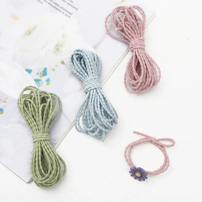 Bandes élastiques rondes pour la couture, ULen caoutchouc, ligne commissionnée, fil de bricolage, vêtements, accessoires de couture de vêtement, 5m par sac, 3mm