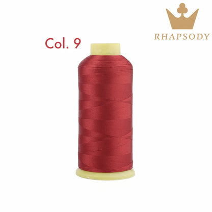 Fil à Broder en Polyester 40WT 120D/2 de 5000m, pour Machine Brother/Singer, Couture Domestique, Couleurs Variées de Bonne Qualité