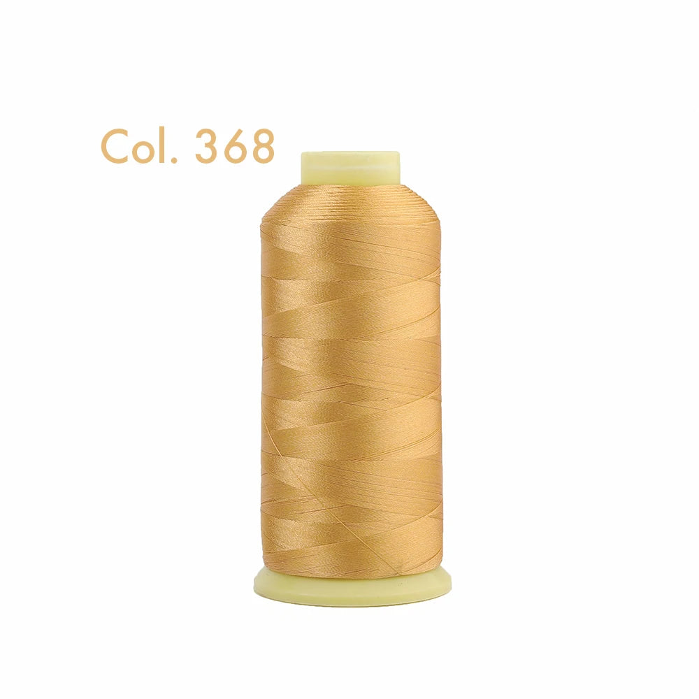 Fil à broder en Polyester 5000m 40WT, pour Machine à broder Brother Singer Janome Babylock, couture à domicile 120D/2 variétés de couleurs