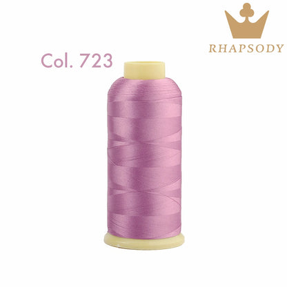 Fil à Broder en Polyester 40WT 120D/2 de 5000m, pour Machine Brother/Singer, Couture Domestique, Couleurs Variées de Bonne Qualité