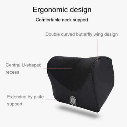 Coussin de cou de massage de vibration de voiture, support lombaire intelligent électrique, coussin de dos de repos de sauna de siège de voiture de voyage
