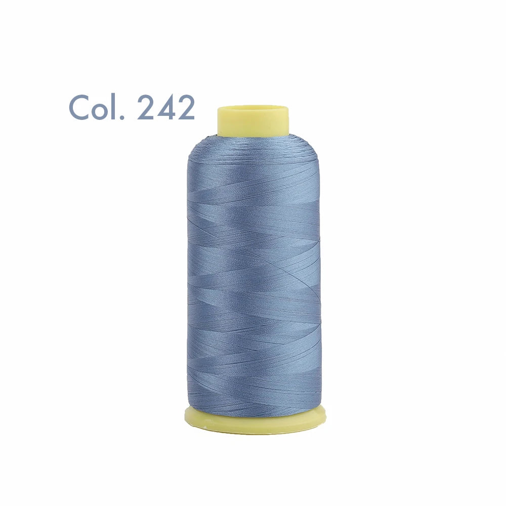Fil à broder en Polyester 5000m 40WT, pour Machine à broder Brother Singer Janome Babylock, couture à domicile 120D/2 variétés de couleurs