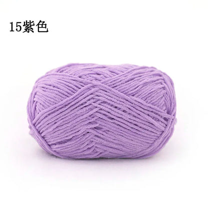 Factory Direct 100% Polyester Chenille Fancy Yarn Hand-Woven Knitting Yarn with Dyed Pattern