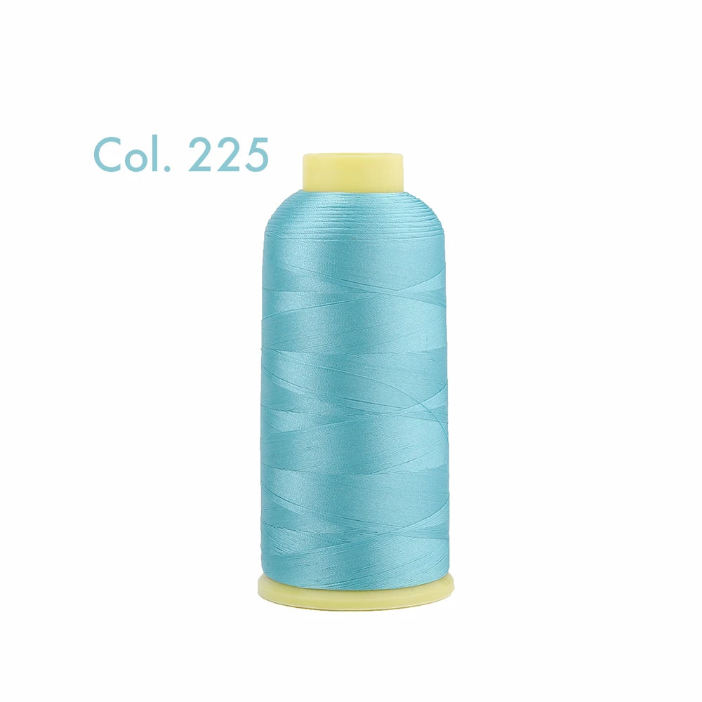 Fil à broder en Polyester 5000m 40WT, pour Machine à broder Brother Singer Janome Babylock, couture à domicile 120D/2 variétés de couleurs