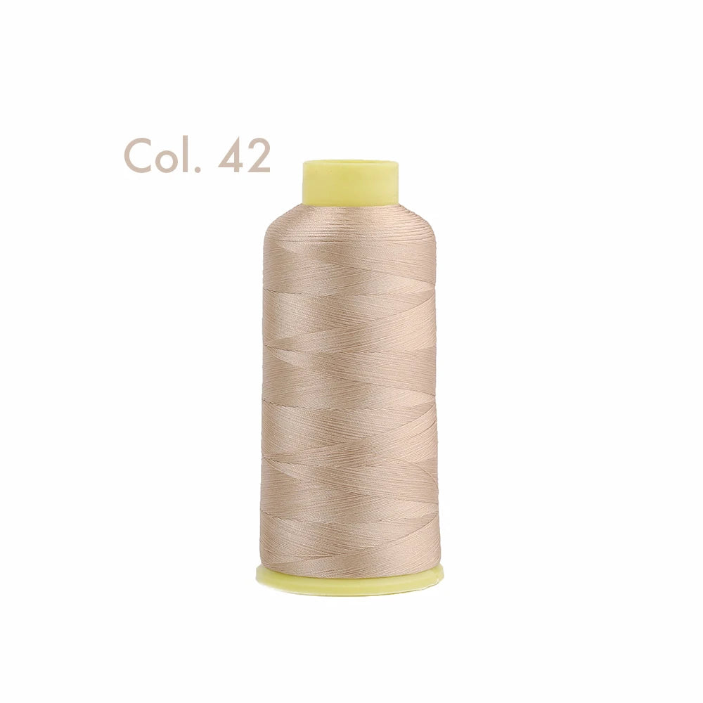 Fil à broder en Polyester 5000m 40WT, pour Machine à broder Brother Singer Janome Babylock, couture à domicile 120D/2 variétés de couleurs