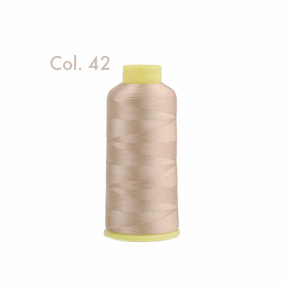 Fil à broder en Polyester 5000m 40WT, pour Machine à broder Brother Singer Janome Babylock, couture à domicile 120D/2 variétés de couleurs