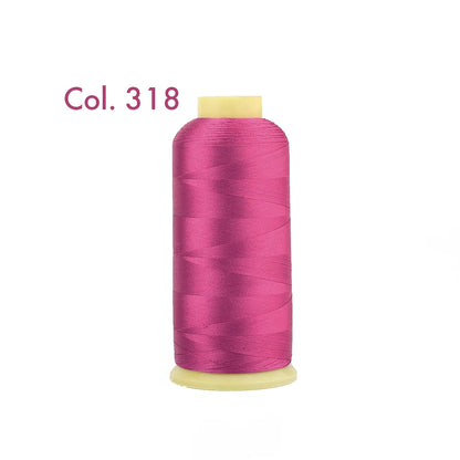 Fil à broder en Polyester 5000m 40WT, pour Machine à broder Brother Singer Janome Babylock, couture à domicile 120D/2 variétés de couleurs