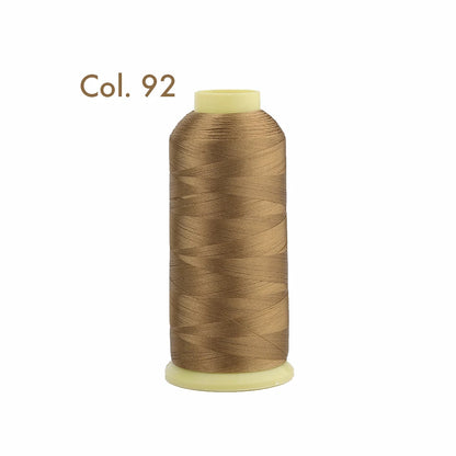Fil à broder en Polyester 5000m 40WT, pour Machine à broder Brother Singer Janome Babylock, couture à domicile 120D/2 variétés de couleurs