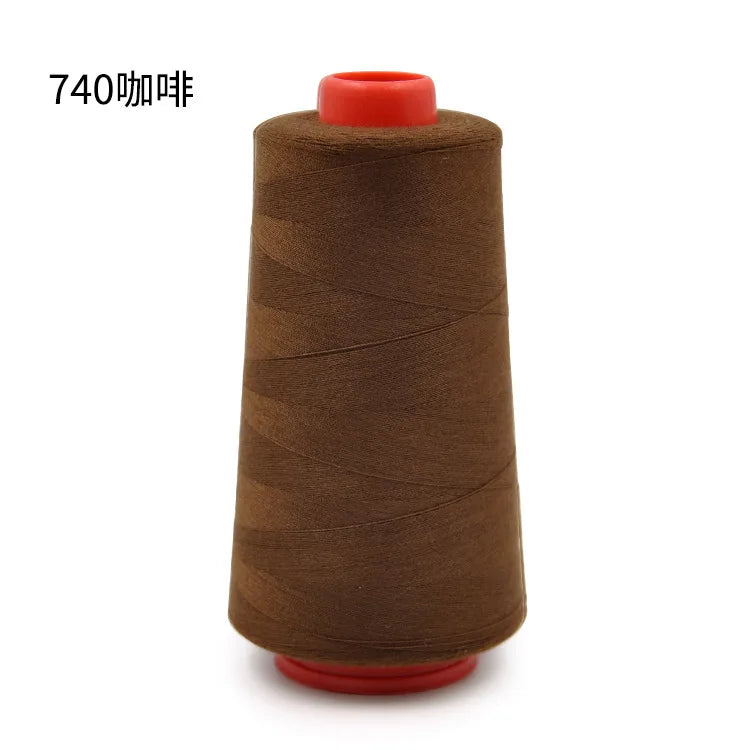 Fil à coudre 402 haute vitesse, 3000 yards, type de fil à coudre en polyester, ligne manuelle, fil à broder