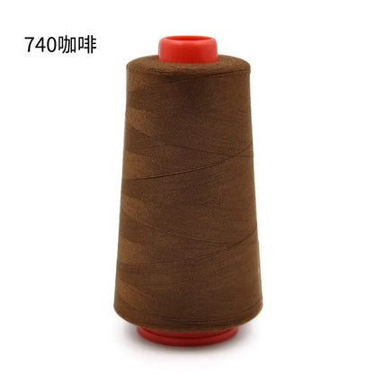 Fil à coudre 402 haute vitesse, 3000 yards, type de fil à coudre en polyester, ligne manuelle, fil à broder