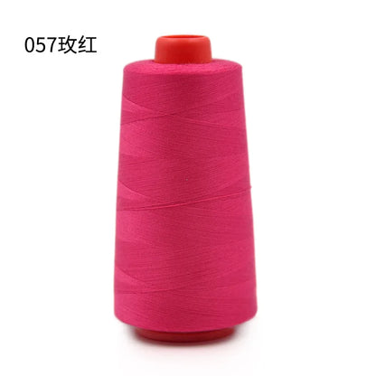 Fil à coudre 402 haute vitesse, 3000 yards, type de fil à coudre en polyester, ligne manuelle, fil à broder